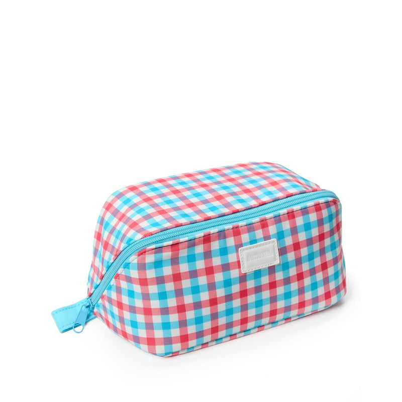 Gingham Makeup Bag