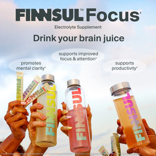 FINNSUL FOCUS Electrolyte + Nootropic with Caffeine Drink Mix
