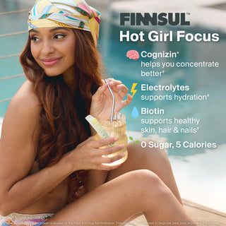 FINNSUL FOCUS Electrolyte + Nootropic with Caffeine Drink Mix